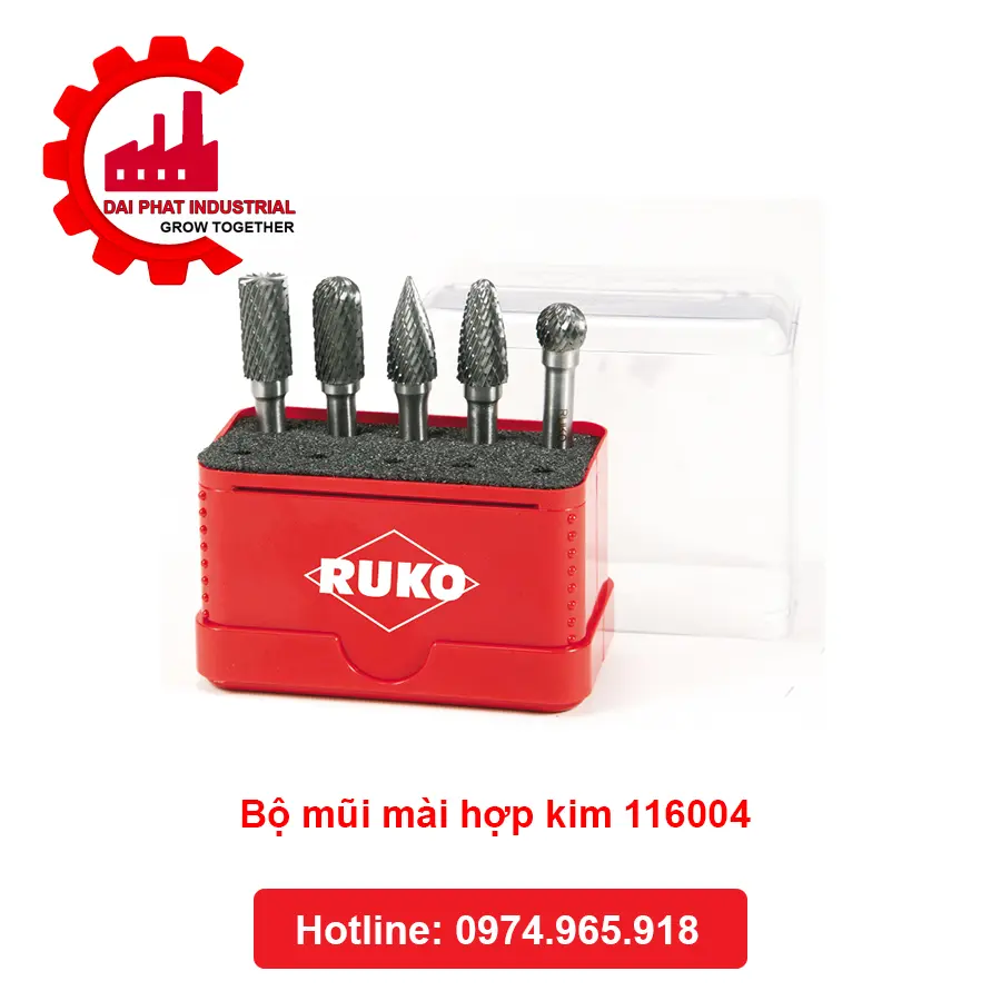 Bộ Mũi Mài Hợp Kim 116004 - Công Nghiệp Đại Phát