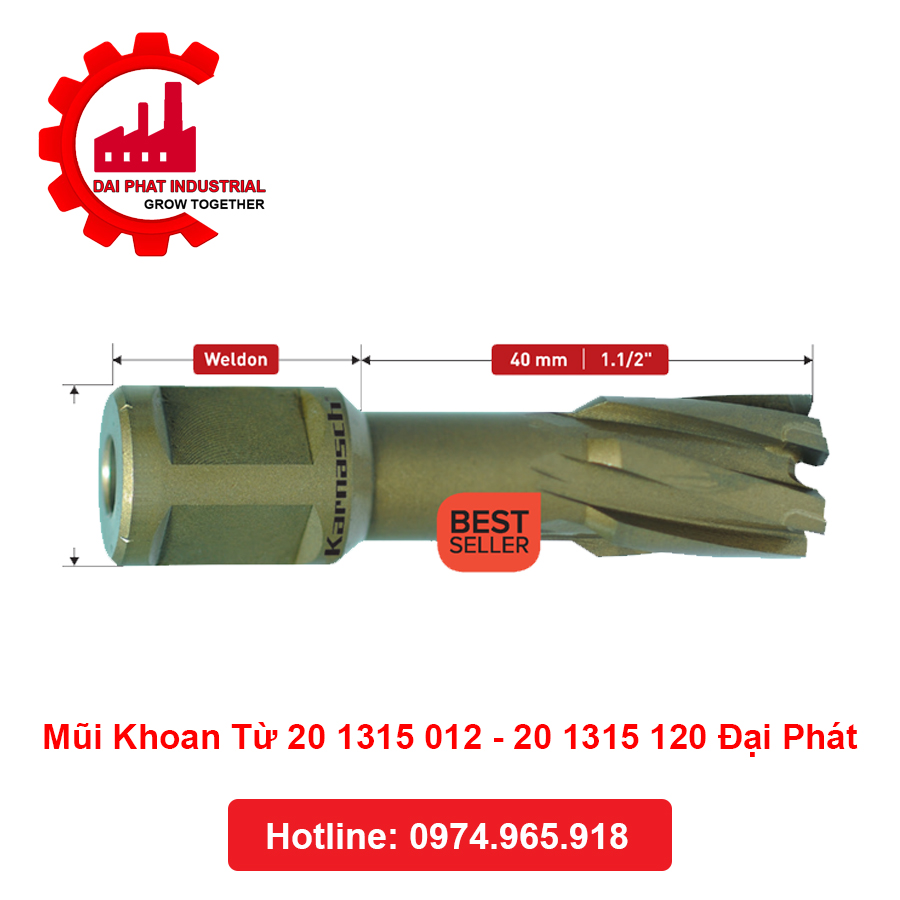 Mũi Khoan Từ 20 1315 012 - 20 1315 120 Đại Phát