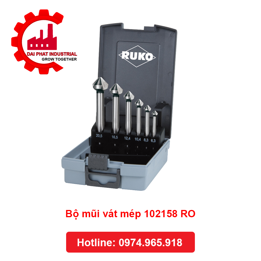 Thông số kỹ thuật Bộ mũi vát mép 102158 RO