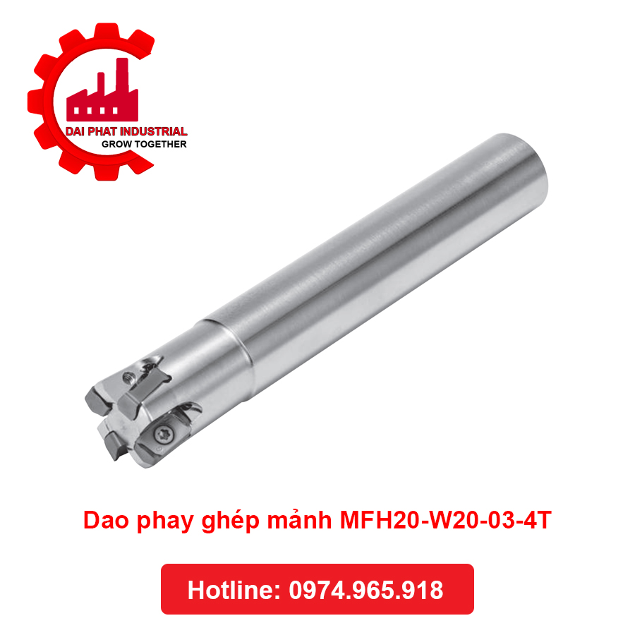Dao Phay Ghép Mảnh MFH20-W20-03-4T Đại Phát