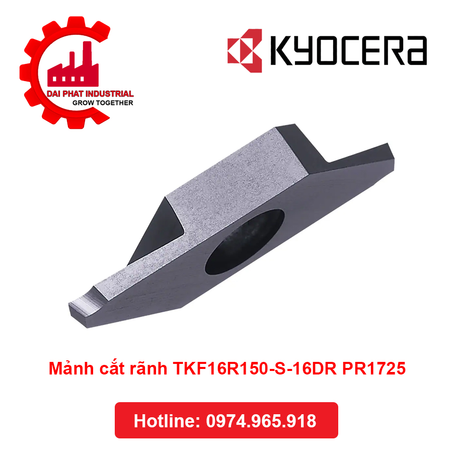 Mảnh cắt rãnh TKF16R150-S-16DR PR1725 - Thiết Bị Công Nghiệp Đại Phát