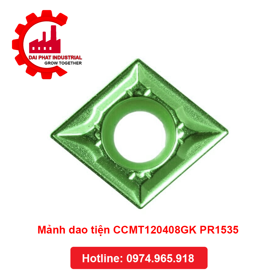 Mảnh dao tiện CCMT120408GK PR1535