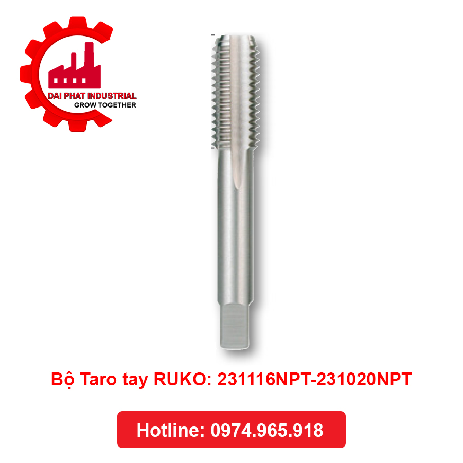 Bộ Taro Tay RUKO 231116NPT-231020NPT 