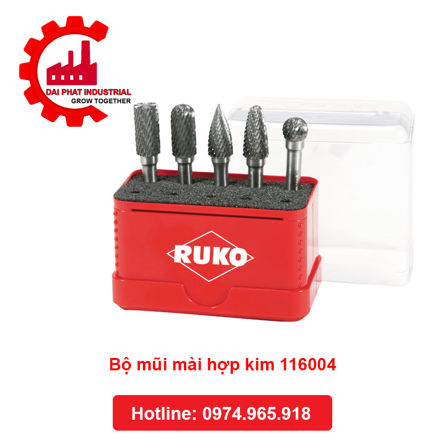 Ứng dụng  Bộ mũi mài hợp kim 116004