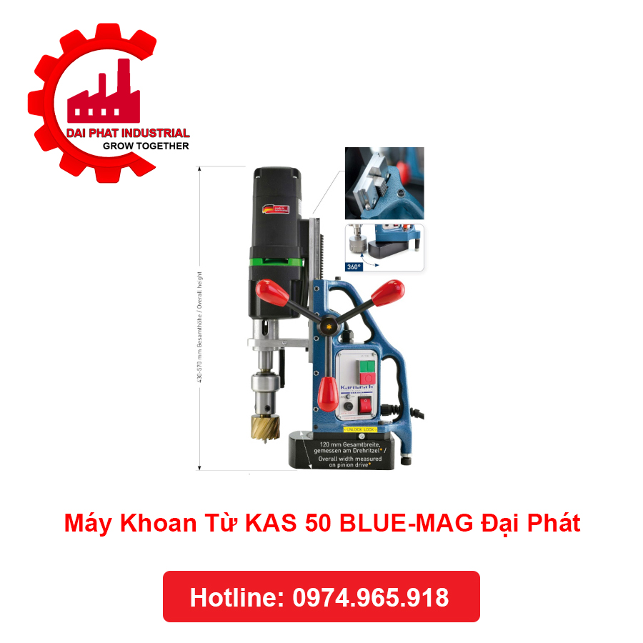 Máy Khoan Từ KAS 50 BLUE-MAG Đại Phát