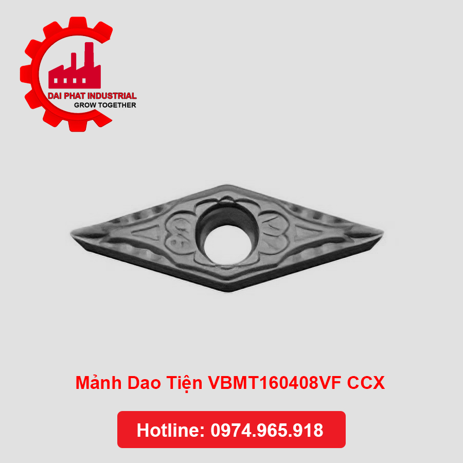 Mảnh Dao Tiện VBMT160408VF CCX