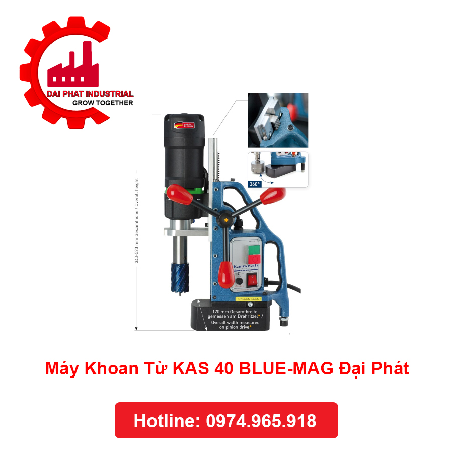 Máy Khoan Từ KAS 40 BLUE-MAG Đại Phát