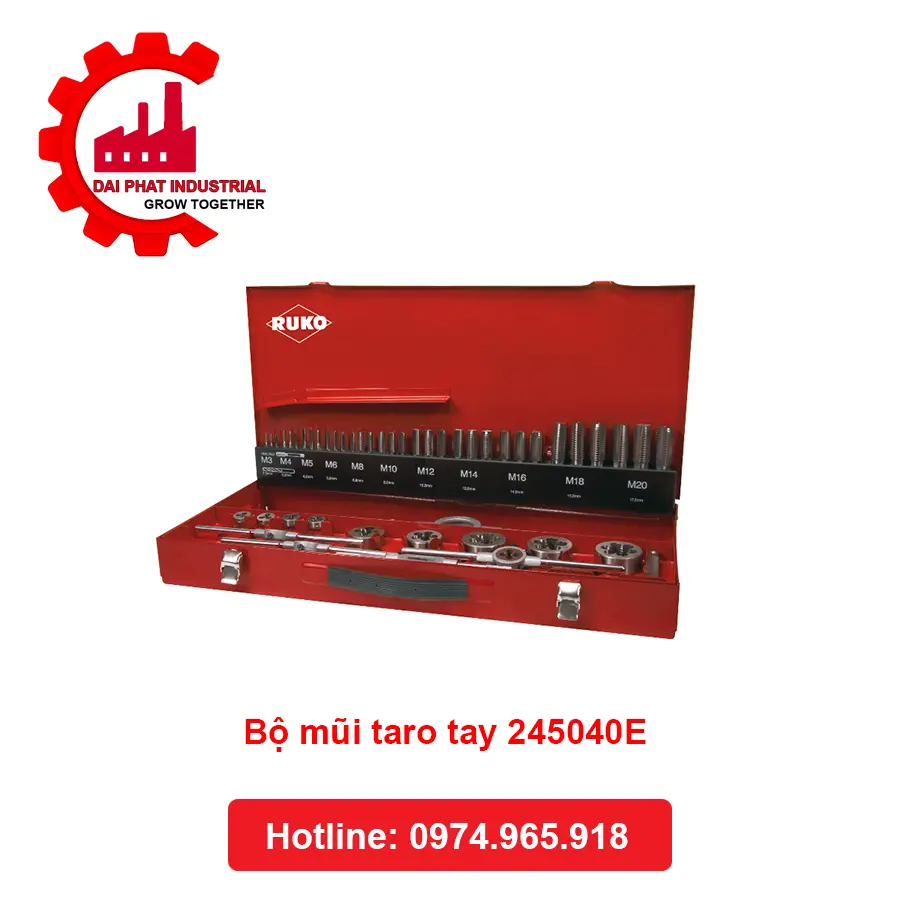 Bộ Mũi Taro Tay 245040E - Công Nghiệp Đại Phát