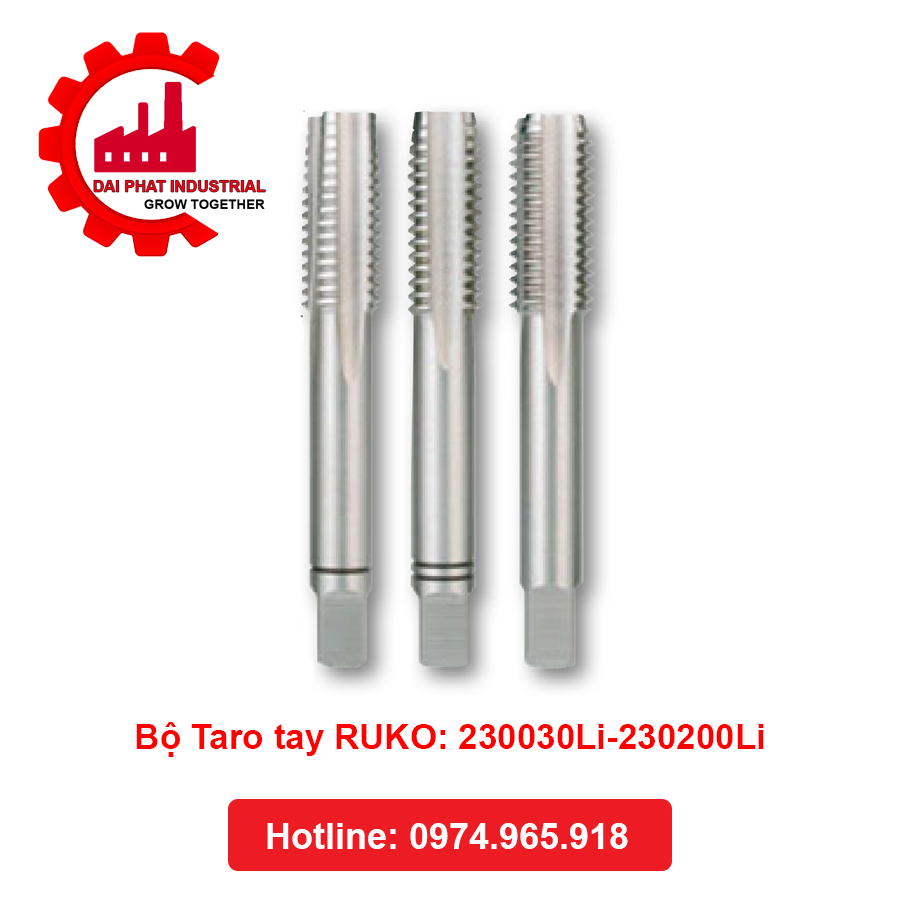Bộ Taro Tay RUKO 230030Li-230200Li Đại Phát