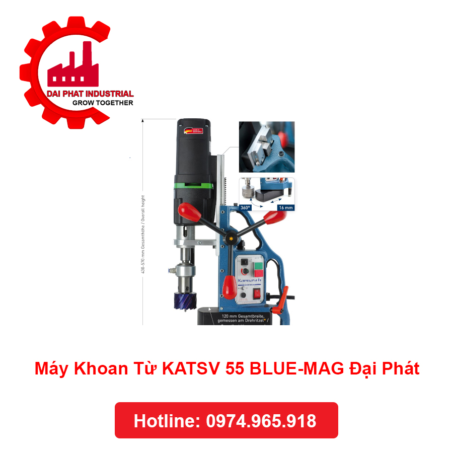 Máy Khoan Từ KATSV 55 BLUE-MAG Đại Phát