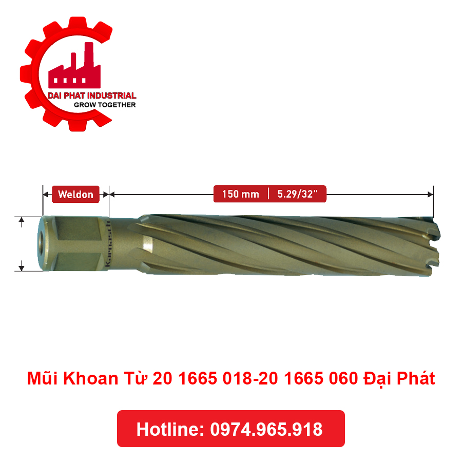 Mũi Khoan Từ 20 1665 018-20 1665 060 Đại Phát