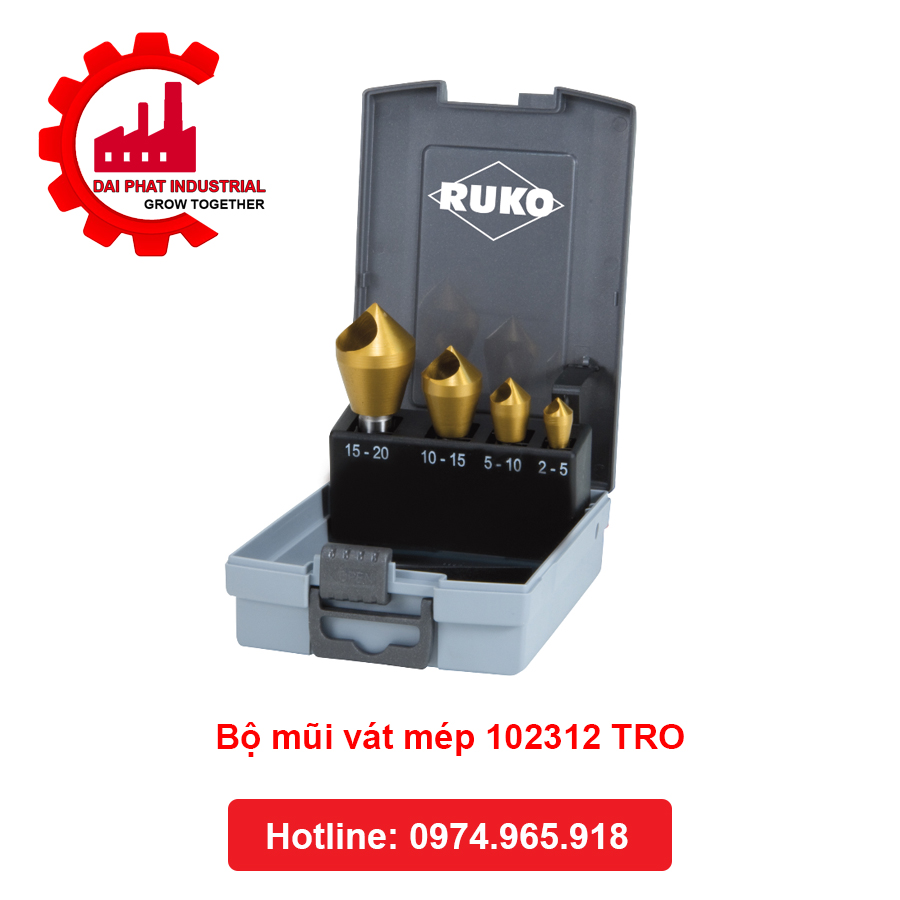 Thông số kỹ thuật Bộ mũi vát mép 102312 TRO