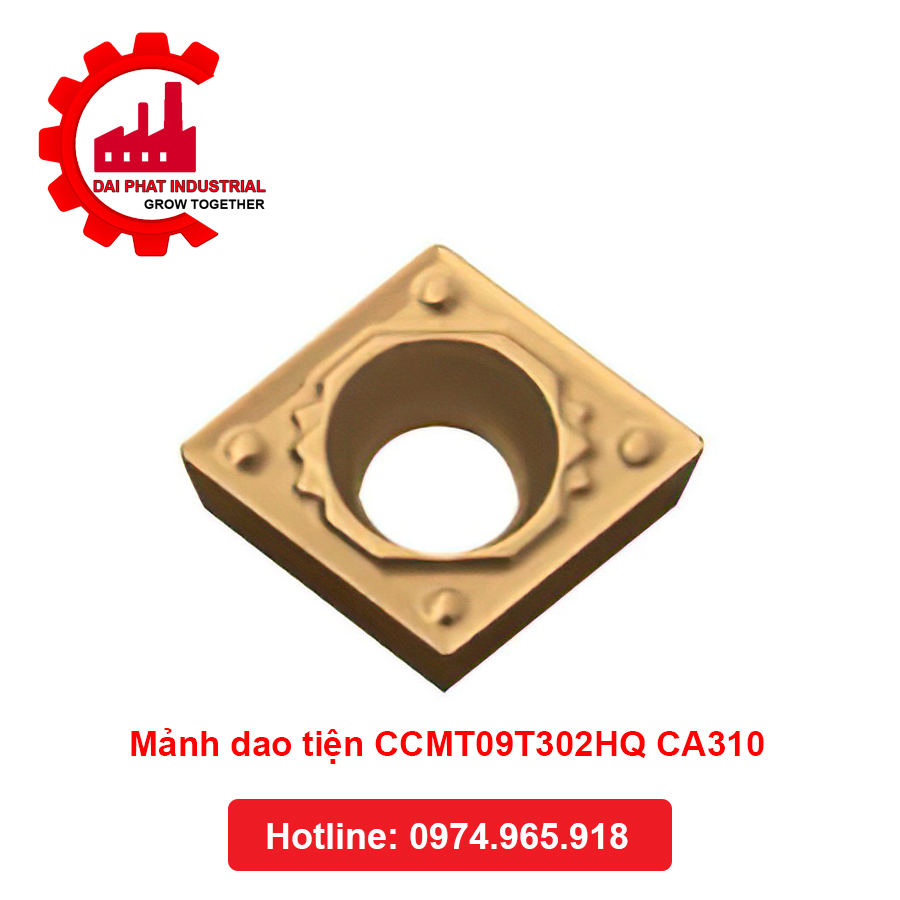 Mảnh dao tiện CCMT09T302HQ CA310