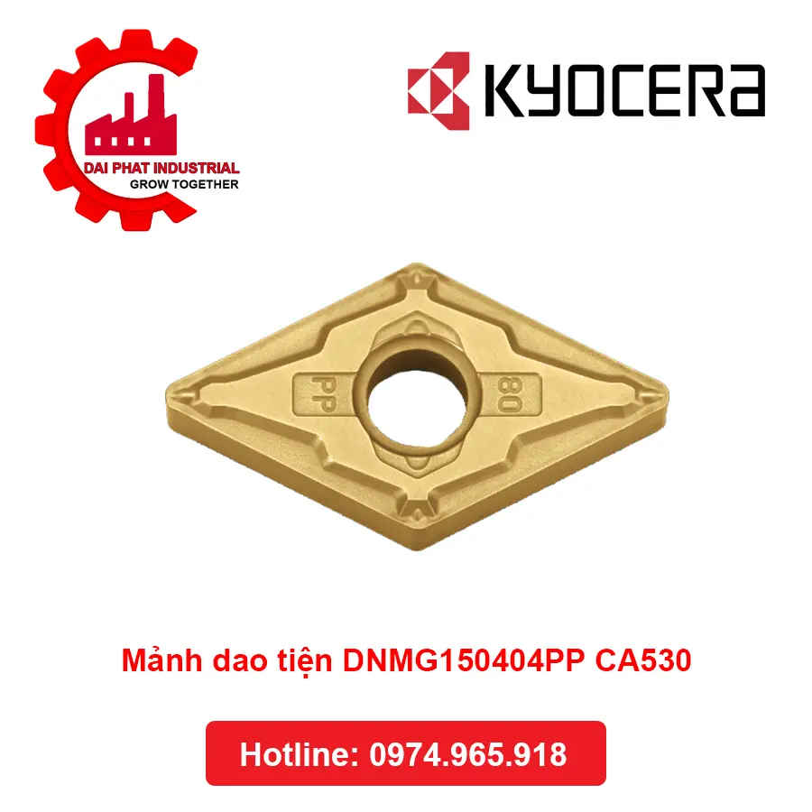 Mảnh Dao Tiện DNMG150404PP CA530 - Đại Phát