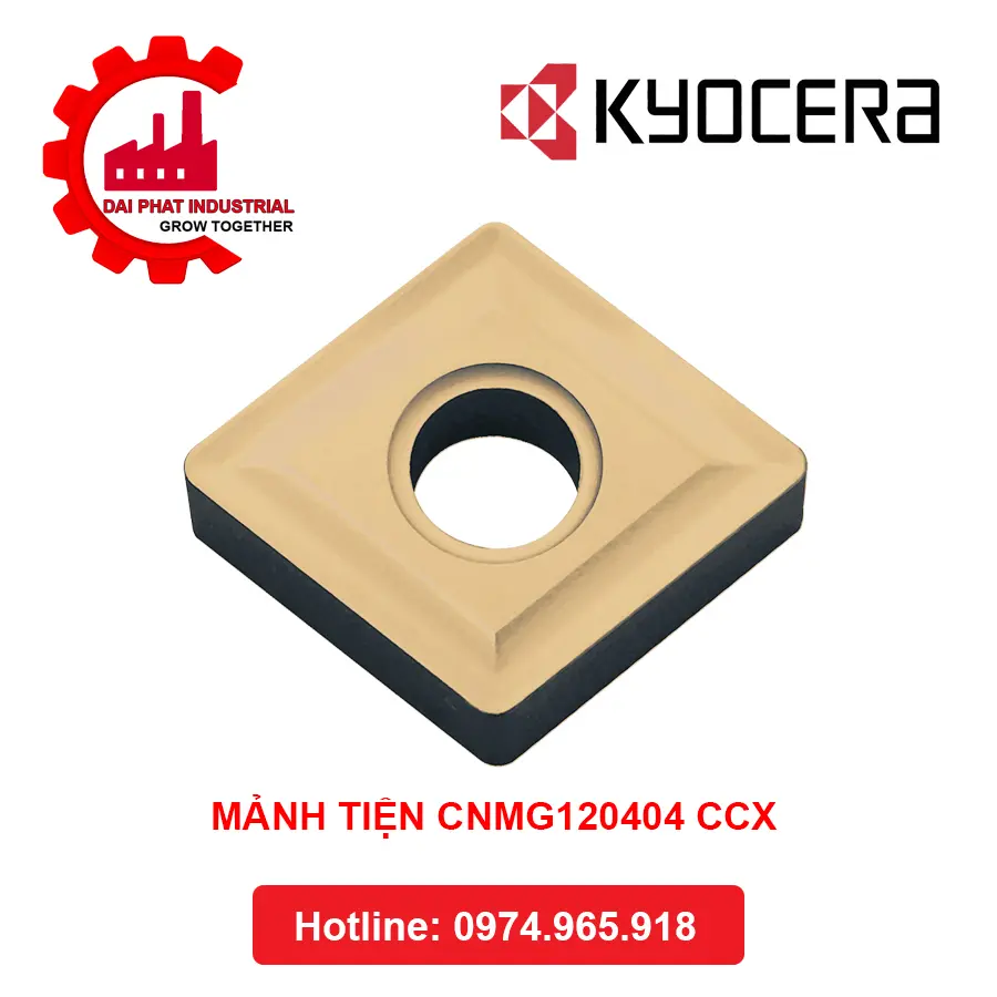 Mảnh Dao Tiện KYOCERA CNMG120404 CCX