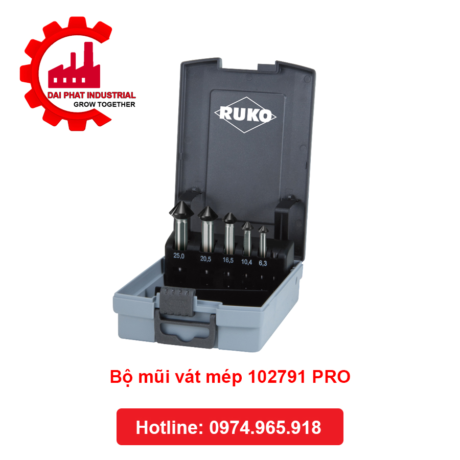 Thông số kỹ thuật Bộ mũi vát mép 102791 PRO