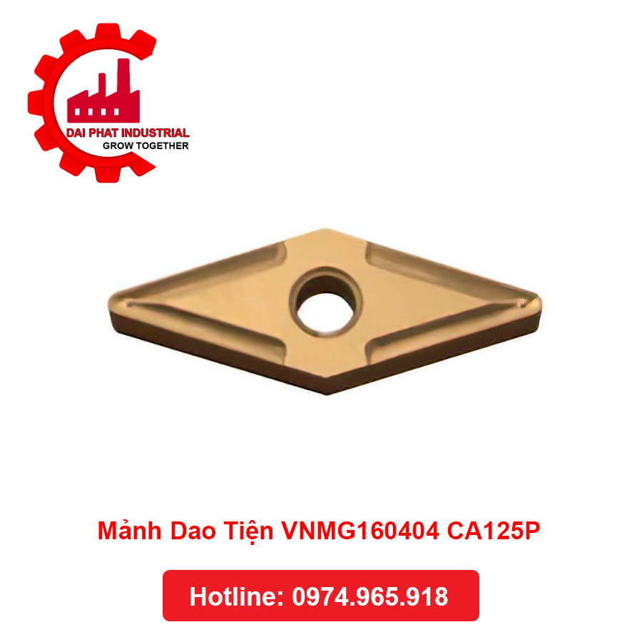 Mảnh dao tiện VNMG160404 CA125P