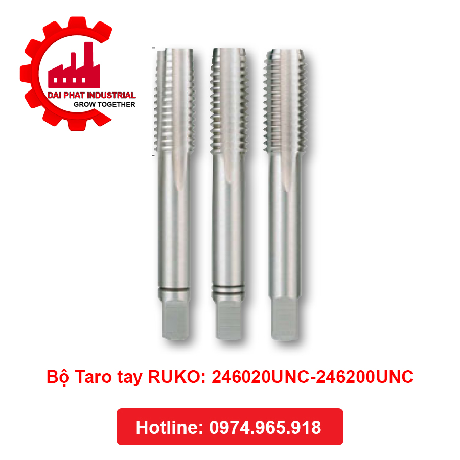 Bộ Taro Tay RUKO 246020UNC-246200UNC Đại Phát