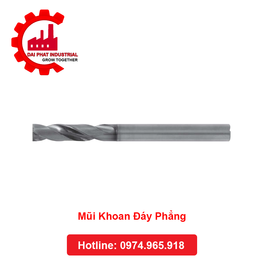Mũi Khoan Đáy Phẳng Ø9.3 2ZDK093HP-3D-OH