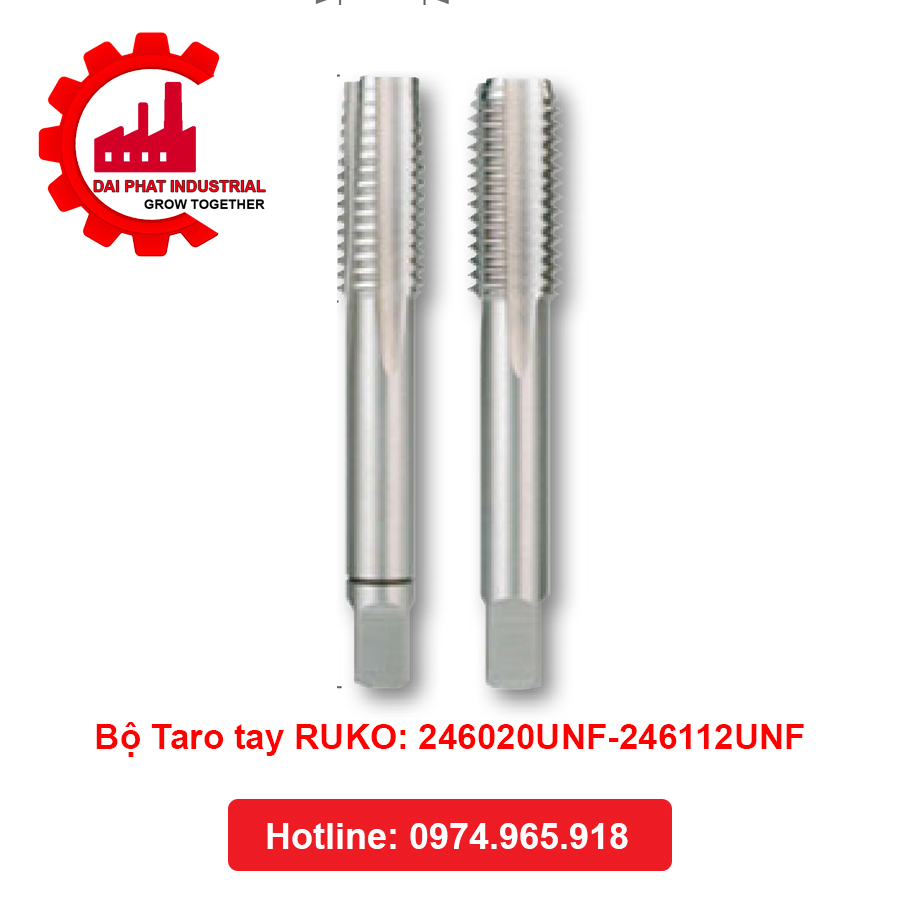 Bộ Taro Tay RUKO 246020UNF-246112UNF Đại Phát