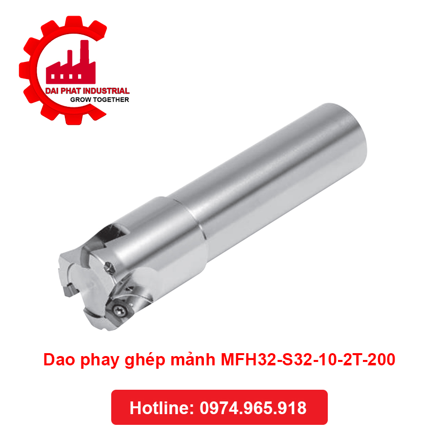 Dao Phay Ghép Mảnh MFH32-S32-10-2T-200 Đại Phát