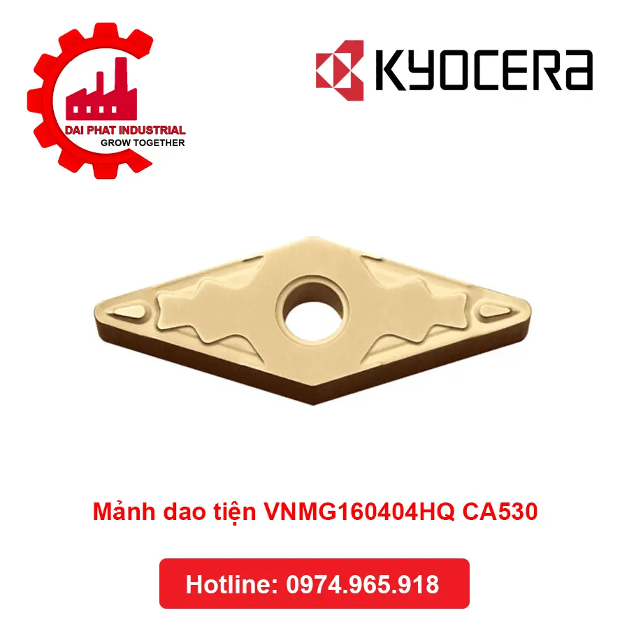 Mảnh Dao Tiện VNMG160404HQ CA530 - Đại Phát