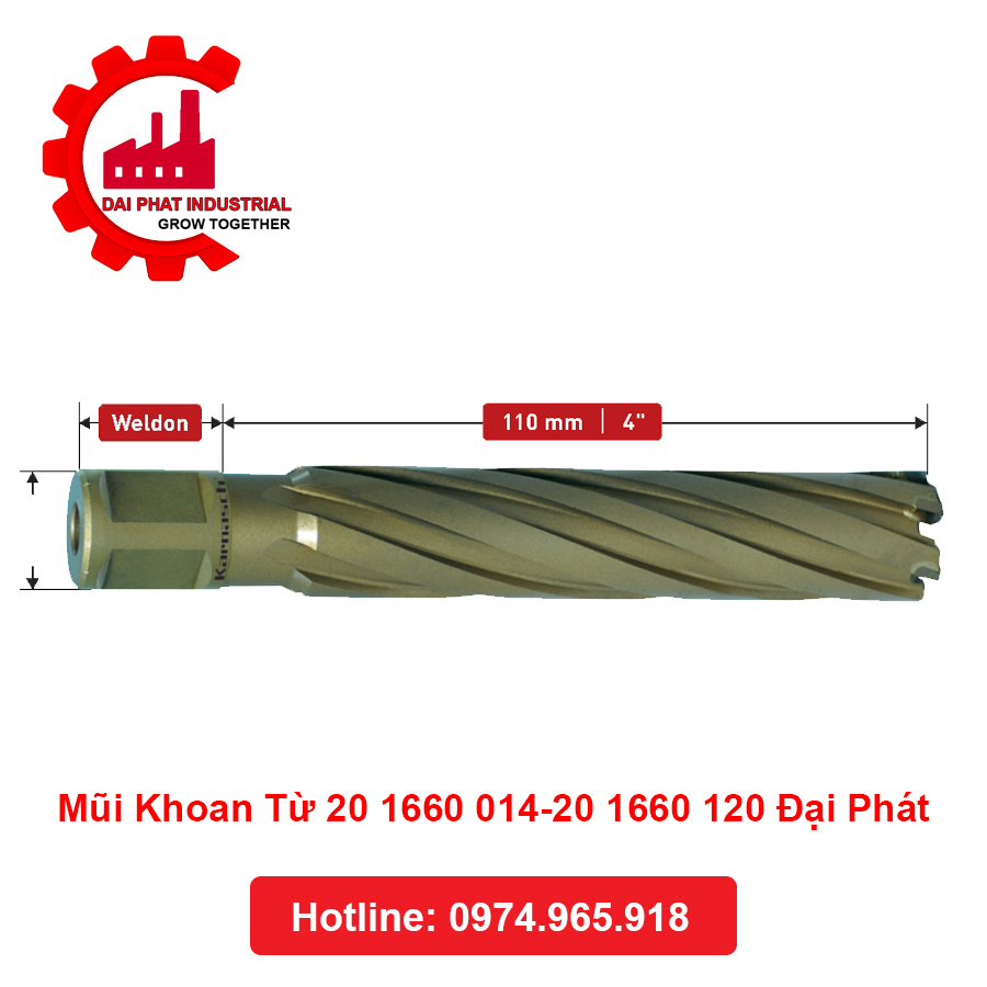 Mũi Khoan Từ 20 1660 014-20 1660 120 Đại Phát